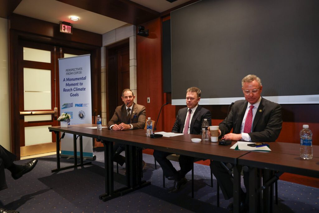 Bipartisan Congressional Leaders, American Clean Power, National Association of Manufacturers and Pipefitters Union (UA) Join Natural Allies and PAGE to Discuss Perspectives From COP28